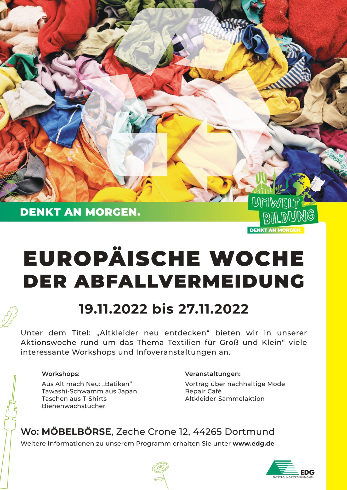 „Altkleider neu entdeckt: Eine Aktionswoche rund um das Thema Textilien ...